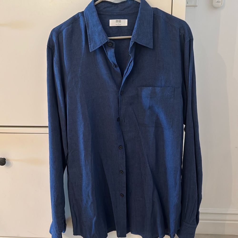 UNIQLO Women’s Button Down Relaxed Denim